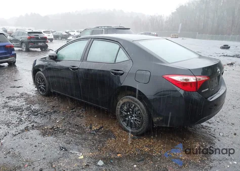 2017 Toyota Corolla Le z USA, uszkodzony, nr VIN 2T1BURHE7HC868290